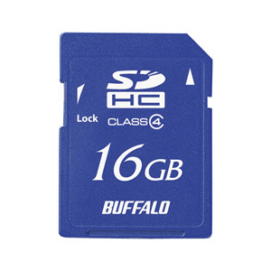 BUFFALO SDHCメモリーカード(Class4・16GB) RSDC-S16GC4B-イメージ1