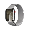 Apple Apple Watch Series 9(GPS + Cellularモデル)- 41mm シルバーステンレススチールケースとシルバーミラネーゼループ MRJ43J/A