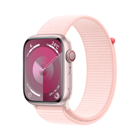 Apple Apple Watch Series 9(GPS + Cellularモデル)- 45mm ピンクアルミニウムケースとライトピンクスポーツループ MRMM3J/A