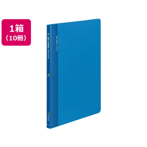 コクヨ クリヤーブック 固定式サイドスローA4 40ポケット 青 10冊 1箱(10冊) F836126-ﾗ-820B-イメージ1
