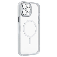 miak iPhone 13 Pro用レンズガード一体型MagSafe対応クリアケース スモーキークリア MA52161I13P