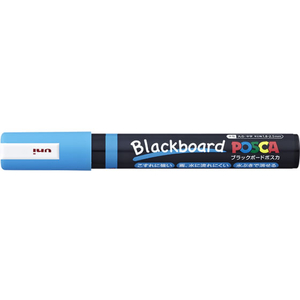 三菱鉛筆 ブラックボードポスカ 中字 水色 F882646-PCE2005M1P.8-イメージ1