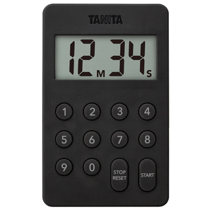 タニタ キッチンタイマー ブラック TD415BK-イメージ1