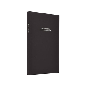 ナカバヤシ ドゥ ファビネ ブック式フリーアルバム B5 100年台紙 ブラック F023352-ｱH-B5B-141-D-イメージ1