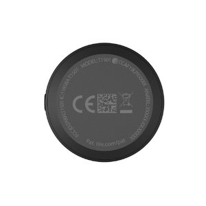 Tile Bluetoothトラッカー 電池交換不可(最大約3年) Sticker(2022) ブラック RT-42001-AP-イメージ3
