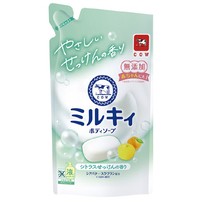 牛乳石鹸 ミルキィボディソープ シトラスせっけんの香り 詰替用360ML ﾐﾙｷｲBSｼﾄﾗｽｾﾂｹﾝｶｴ 360ML