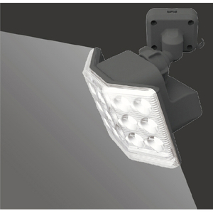ムサシ 9Wワイド フリーアーム式 LED乾電池センサーライト LED-170-イメージ2