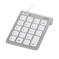 BUFFALO Mac専用テンキーボード シルバー BSTK08MSV