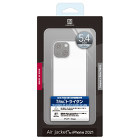 パワーサポート iPhone 13 mini用ケース Air Jacket Clear PIPY-71