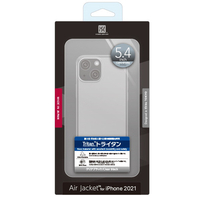 パワーサポート iPhone 13 mini用ケース Air Jacket Clear Black PIPY-73