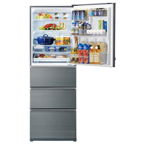 AQUA 【右開き】430L 4ドア冷蔵庫 Delie（デリエ） チタニウムシルバー AQR-V43P(S)-イメージ3