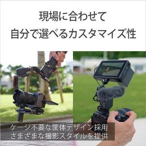 SONY デジタル一眼カメラ・ボディ(XLRハンドルユニット同梱モデル) ILME-FX30-イメージ13