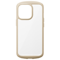 PGA iPhone 13 Pro MAX用ガラスタフケース(ラウンド) ベージュ PG-21PGT02BE