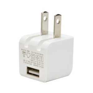 Japan Trust Technology USB充電器(1A) cube AC mini ホワイト CUBEAC110WH-イメージ1
