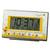 リズム時計 アラームデジタル/くまのプーさん 電波時計置き型 Disney グレー(黄) 8RZ133MC08-イメージ1