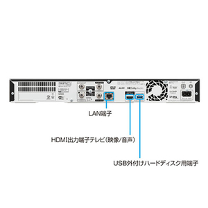 シャープ 1TB HDD/4Kチューナー内蔵ブルーレイレコーダー AQUOS ブルーレイ 4BC10EW3-イメージ11