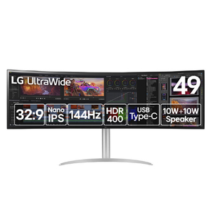 LGエレクトロニクス 49型液晶ディスプレイ 49WQ95C-W-イメージ1