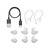 JVCケンウッド 片耳ワイヤレスヘッドセット ホワイト KH-M500-W-イメージ6