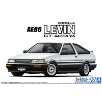 アオシマ 1/24 ザ・モデルカー No．17 トヨタ AE86 カローラレビンGT-APEX '85 ｻﾞﾓﾃﾞﾙｶ-17AE86ﾚﾋﾞﾝGT-APEN