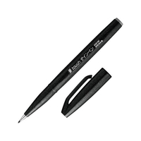ぺんてる 筆touchサインペン ブラック F884968-SES15C-A