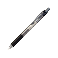 スマートバリュー ゲルノックボールペン 0.5mm 黒 1本 FC29021H043J-BK