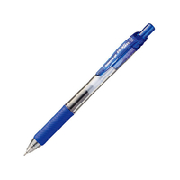 スマートバリュー ゲルノックボールペン 0.5mm 青 1本 FC29023-H043J-BL