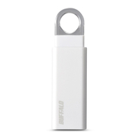 BUFFALO USB3．1(Gen1)/USB3．0対応 ノック式USBメモリー(16GB) ホワイト RUF3-KS16GA-WH
