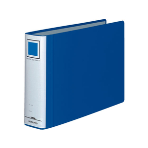 コクヨ チューブファイル〈エコツインR〉A4ヨコ とじ厚50mm 青 1冊 F804316-ﾌ-RT655B-イメージ1