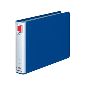コクヨ チューブファイル〈エコツインR〉B5ヨコ とじ厚30mm 青 1冊 F804318-ﾌ-RT636B-イメージ1