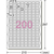 エーワン A4 200面 ラベルシール(プリンタ兼用) マット紙・ホワイト 10シート(2,000片)入り 72200-イメージ2