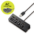 エレコム 機能主義USBハブスイッチ付 ACアダプタ付 ブラック U2H-TZS428SBK-イメージ2