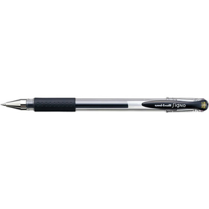 三菱鉛筆 ユニボールシグノ極細 0.38mm 黒 1本 F805921-UM151.24-イメージ1
