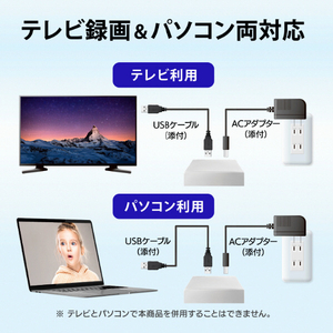 I・Oデータ 外付けハードディスク(4TB) ホワイト HDD-UT4WB-イメージ4