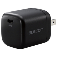 エレコム USB Power Delivery 45W AC充電器(C×1) ブラック ACDC-PD2245BK