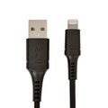 ラスタバナナ 充電・通信ケーブル(USB Type-A to Lightning) 1．5m ブラック R15CAAL2A01BK