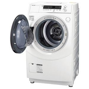 シャープ 【左開き】10．0kgドラム式洗濯乾燥機 ホワイト系 ESH10GWL-イメージ3