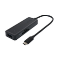 ミヨシ USB3．2 Gen2対応USBハブ 4ポート Type-Cタイプ(0．2m) ブラック USH-10G2C/BK