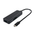 ミヨシ USB3．2 Gen2対応USBハブ 4ポート Type-Cタイプ(0．2m) ブラック USH-10G2C/BK-イメージ1