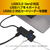 ミヨシ USB3．2 Gen2対応USBハブ 4ポート Type-Cタイプ(0．2m) ブラック USH-10G2C/BK-イメージ2
