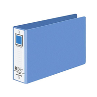 コクヨ リングファイル B6ヨコ 背幅53mm 青 1冊 F804500-ﾌ-409NB