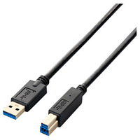 エレコム USB3．0ケーブル(0．5m) ブラック USB3-AB05BK