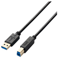エレコム USB3．0ケーブル(1．0m) ブラック USB3-AB10BK