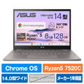 ASUS ノートパソコン Chromebook Plus CM34 Flip ジンク CM3401FFALZ0211