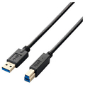エレコム USB3．0ケーブル(1．5m) ブラック USB3-AB15BK