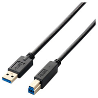 エレコム USB3．0ケーブル(3．0m) ブラック USB3-AB30BK