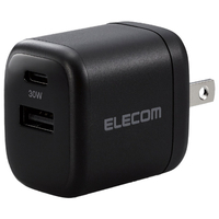 エレコム USB Power Delivery 30W AC充電器(A×1/C×1) ブラック MPA-ACCP30BK