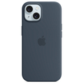 Apple MagSafe対応iPhone 15シリコーンケース ストームブルー MT0N3FE/A