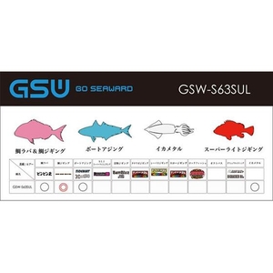 ジャッカル GSW GSW-S63SUL FCH6656-GSW-S63SUL-イメージ3