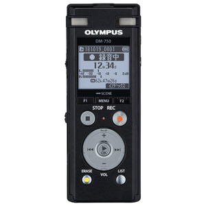 オリンパス ICレコーダー(4GB) Voice Trek シリーズ ブラック DM-750 BLK-イメージ1