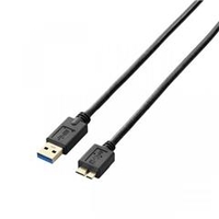 エレコム USB3．0ケーブル(A-microB) 0．5m ブラック USB3AMB05BK